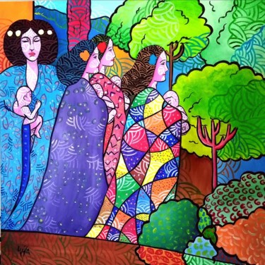 绘画 标题为“La Scelta” 由Gerardo La Porta, 原创艺术品, 丙烯