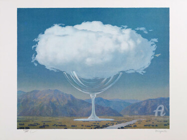 印花与版画 标题为“La Corde Sensible” 由René Magritte, 原创艺术品, 光刻技术
