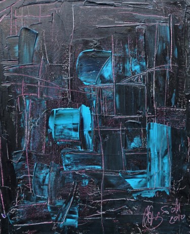 Peinture intitulée "Sans titre" par Antonio Zamariola, Œuvre d'art originale, Acrylique