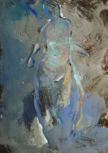 绘画 标题为“Apparition"""” 由Pierre Pentchev, 原创艺术品, 水粉
