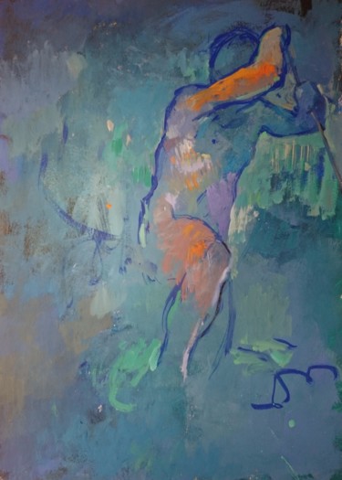 绘画 标题为“-Apparition  -” 由Pierre Pentchev, 原创艺术品, 水粉