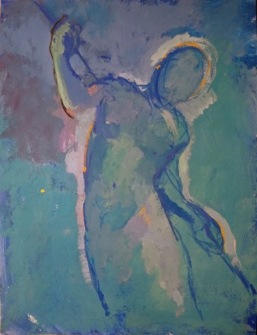 绘画 标题为“,,Apparition"” 由Pierre Pentchev, 原创艺术品, 水粉