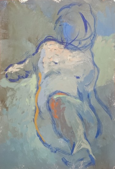 绘画 标题为“Apparition-” 由Pierre Pentchev, 原创艺术品, 水粉