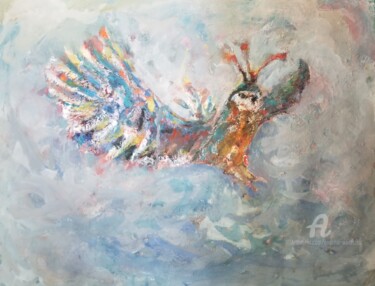 绘画 标题为“Phoenix (5,2020)” 由Andrew Walaszek, 原创艺术品, 水粉