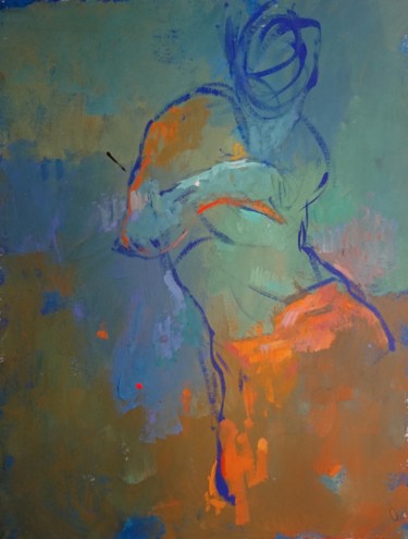 绘画 标题为“. Apparition ,” 由Pierre Pentchev, 原创艺术品, 水粉
