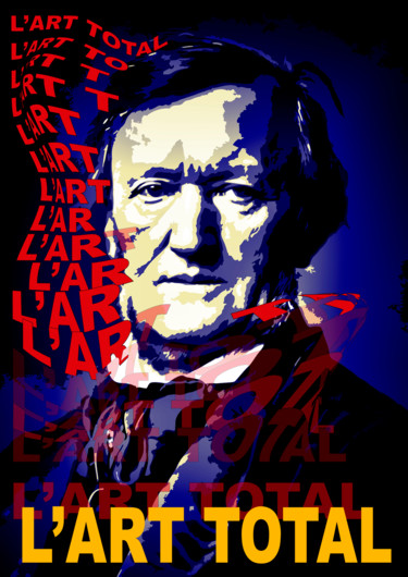 Arts numériques intitulée "L'art total" par Bernard Amiot, Œuvre d'art originale, Photo montage