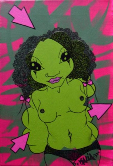 Peinture intitulée "MISS 8" par Kaliart, Œuvre d'art originale