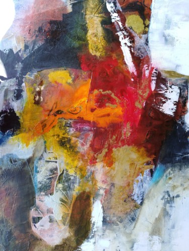 Malerei mit dem Titel "Spaziergang" von Jana Scherer, Original-Kunstwerk, Acryl