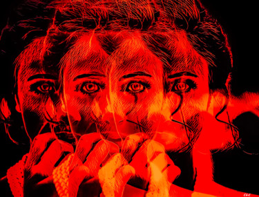 Photographie intitulée "Trouble" par Clc, Œuvre d'art originale, Photographie numérique