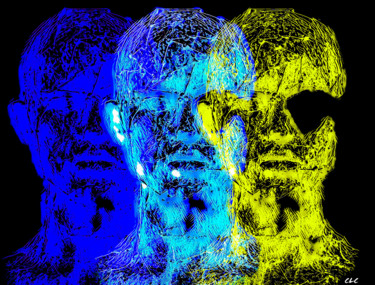 Photographie intitulée "La machine" par Clc, Œuvre d'art originale, Photographie numérique