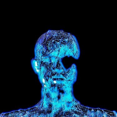 Photographie intitulée "La bête" par Clc, Œuvre d'art originale, Photographie numérique