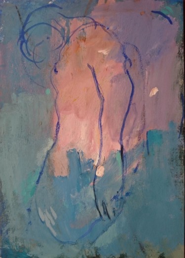 绘画 标题为“.Apparition.” 由Pierre Pentchev, 原创艺术品, 水粉