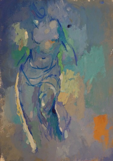 绘画 标题为“Apparition /” 由Pierre Pentchev, 原创艺术品, 水粉