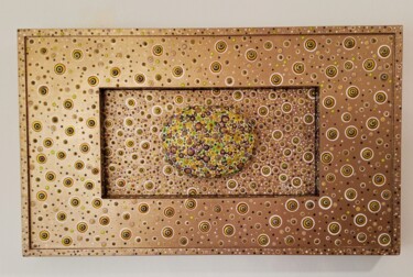 Peinture intitulée "CELLULA   LE COMMEN…" par Flod, Œuvre d'art originale, Acrylique Monté sur Panneau de bois