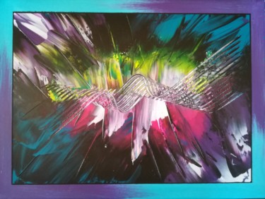 Peinture intitulée "Arkenstone" par Trä  Abstract Painting, Œuvre d'art originale, Acrylique
