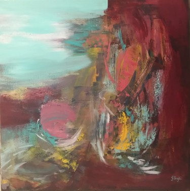 Painting titled "« Douce harmonie »." by Gilles Surgès, Original Artwork, Acrylic
