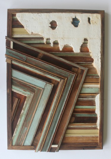 Sculpture titled "Passage One Step Cl…" by Jenny Hee, Original Artwork, Wood