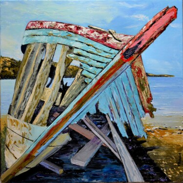 Peinture intitulée "Une histoire" par Pascal Baudot, Œuvre d'art originale, Huile