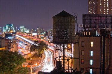 Photography titled "Manhattan Bridge //…" by Guillaume Aveline, Original Artwork, Digital Photography