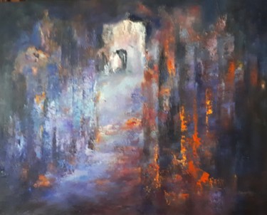 SOUS-BOIS 6  huile 73 x 92 cm