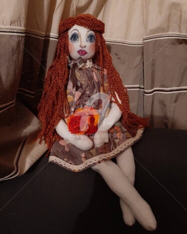 Poupée de chiffon rousse