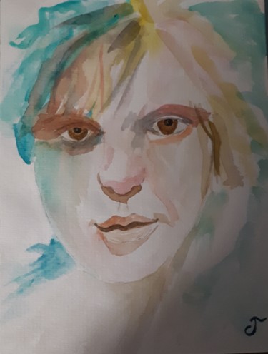 Peinture intitulée "Douceur pastel #art…" par Chris Texier, Œuvre d'art originale, Aquarelle