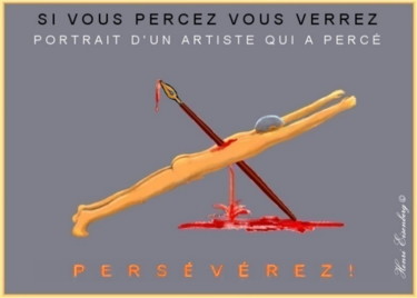 Digital Arts titled "Conseil aux Artistes" by Henri Eisenberg, Original Artwork, 2D Digital Work