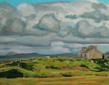 Cloughcor, With Errigal Behind (Ireland) Ζωγραφική με τίτλο "Cloughcor, With Err…" από Emma Cownie, Αυθεντικά έργα τέχνης, Λάδι