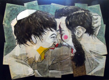 Peinture intitulée "Mode & ration" par Vincent Tessier Xxc, Œuvre d'art originale, Encre