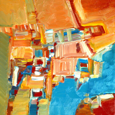 Pittura intitolato "UNTITLED 2020/5" da Peppeluciani, Opera d'arte originale, Olio