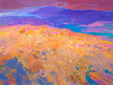 Painting titled "Abstract Etude" by Aleksander Kryushyn, Original Artwork, Acrylic