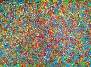 绘画 标题为“SOLD -Colorfull dot…” 由Lee Art Gallery, 原创艺术品, 丙烯