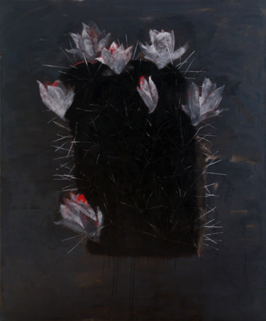 Painting titled "Flowering I" by Glib Franko, Original Artwork, Oil