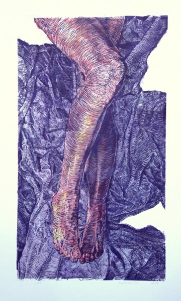 Printmaking titled "Virginity2" by Oleksandra Voronina, Original Artwork, Etching