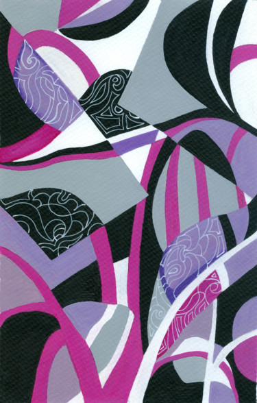 "Arezoo" başlıklı Tablo Farideh Pouradam tarafından, Orijinal sanat, Akrilik Karton üzerine monte edilmiş