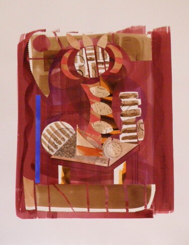 Collages intitulée "Untitled N°718" par Marc Bulyss, Œuvre d'art originale, Collages