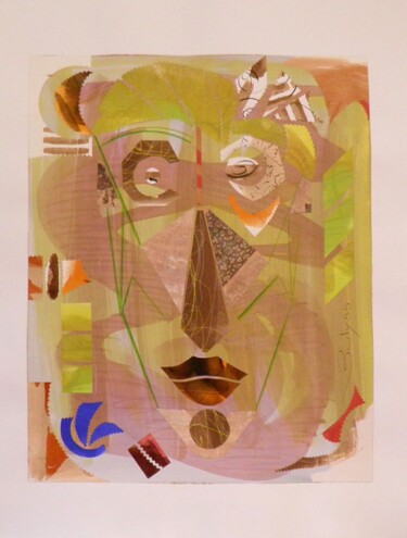 Collages intitulée "Untitled N°721" par Marc Bulyss, Œuvre d'art originale, Collages