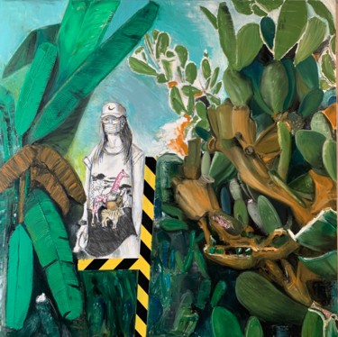 제목이 "Vegetation on the B…"인 미술작품 Vladimir Paun-Vrapciu로, 원작, 기름