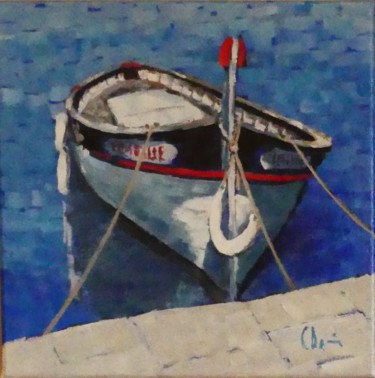 Peinture intitulée "Pointu "bleu"" par Claude Bonnin, Œuvre d'art originale, Acrylique