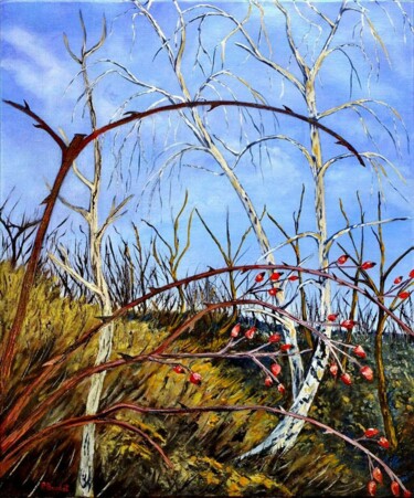 Peinture intitulée "No man's land" par Pascal Baudot, Œuvre d'art originale, Huile Monté sur Châssis en bois