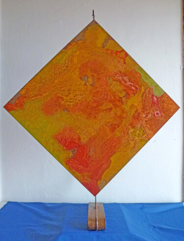 Sculpture titled "Huellas empreintes" by Pere Marti, Original Artwork, Metals