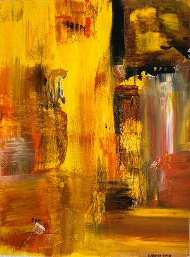 I have questions #ArtistSupportPledge Peinture intitulée "I have questions #A…" par Ludwika Pilat, Œuvre d'art originale, Acrylique