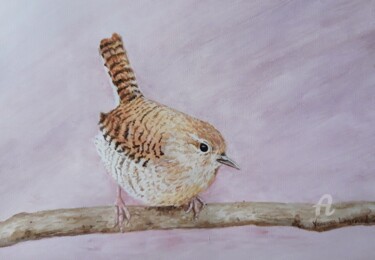 Pintura titulada "Little wren" por Venessa Lagrand, Obra de arte original, Acrílico