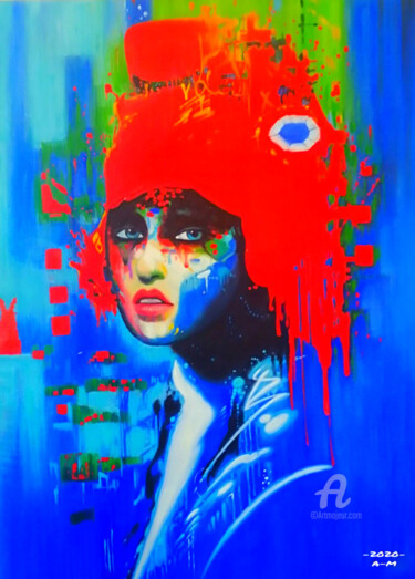 绘画 标题为“Douce France” 由France Cordoba- Pacholski (Artmonica) (Artmonica), 原创艺术品, 油 安装在木质担架架上