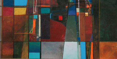 Peinture intitulée "AXIOMES" par Edcha, Œuvre d'art originale, Acrylique Monté sur Aluminium