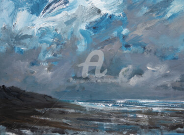 Northsea coast sketches #2 (2020) painting