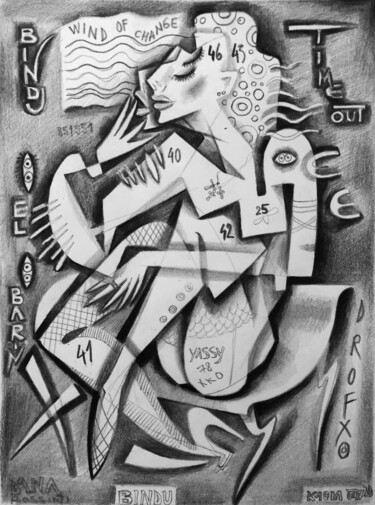 「Wind of change」というタイトルの描画 Kaola Otyによって, オリジナルのアートワーク, 鉛筆