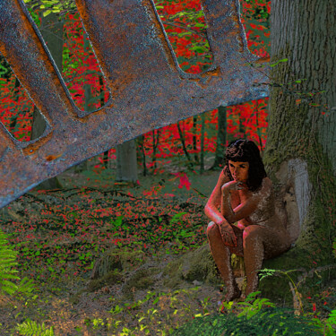 ÈVE EN ABÎME 123 Photographie intitulée "ÈVE EN ABÎME 123" par Frédéric Didillon, Œuvre d'art originale, Photographie manipulée