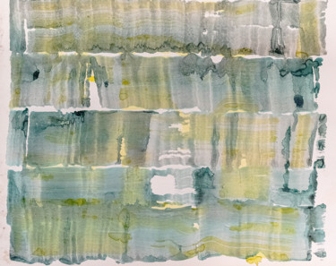 Peinture intitulée "plusieurs raies" par Elisabeth Laplante, Œuvre d'art originale, Encre
