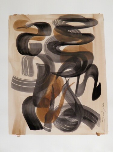 图画 标题为“Untitled N° 715” 由Marc Bulyss, 原创艺术品, 墨